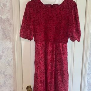 Midi Hot Pink Dress